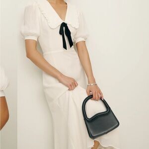 Reformation Buchanan Dress in Ivory